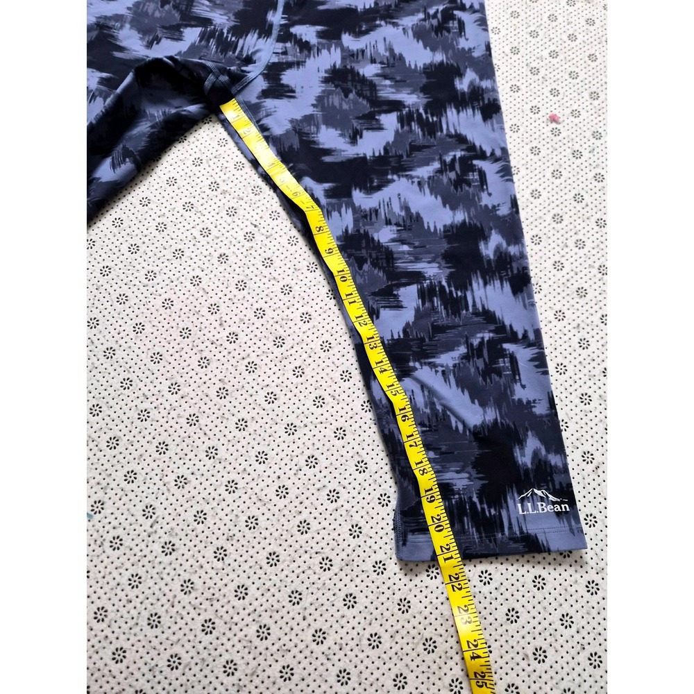 2 LL Bean Women's Camo Print Active Leggings Bundle 1X Plus 50+ UPFUV Protection - Picture 6 of 11